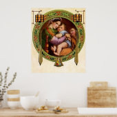 Poster Marie Et Jésus Avec Holly (Cuisine)