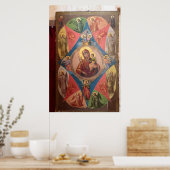 Poster Marie, Jésus et les Anges (Cuisine)