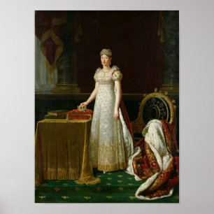 Poster Marie-Louise du Habsbourg Lorraine, 1814