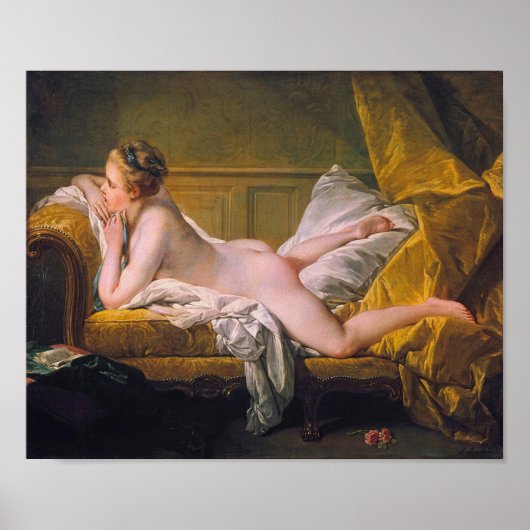 Poster Marie-Louise O'Murphy mistress – François Boucher (Devant)