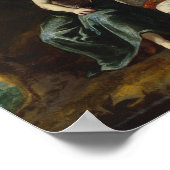 Poster marie madeleine consolée par un ange (Coin)