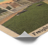 Poster Marie, MI - Vue du cargo quittant MacArthur (Coin)