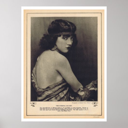 Poster Marie Prevost étoile à écran silencieux (Devant)