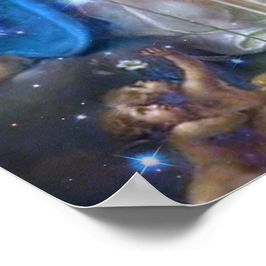 Poster Marie, Reine des Anges. (Coin)