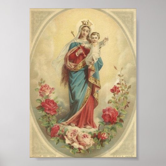 Poster Marie, Secours des chrétiens  (Devant)