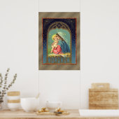 Poster Marie tenant l'enfant Jésus (Cuisine)