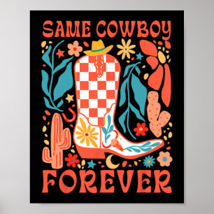 Poster Mariée à être Howdy Bachelorette occidentale même