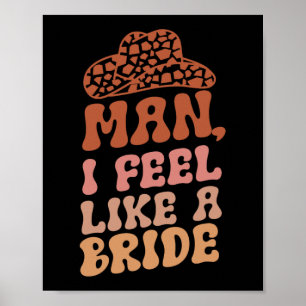 Poster Mariée à la mode country