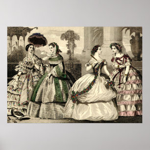 Poster Mariée Antique Vintage Mariage
