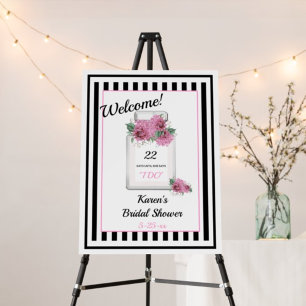 Poster Mariée Couture Fête de Compte à Rebours de Mariage