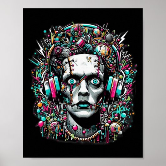 Poster Mariée Cyberpunk De Frankenstein (Devant)