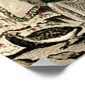 Poster Mariée d'antiquité Vintage mariage (Coin)