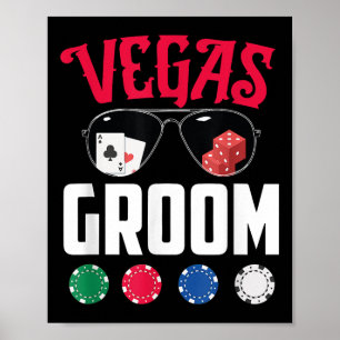 Poster Mariée de Las Vegas Demoiselle d'Honneur Fiançaill