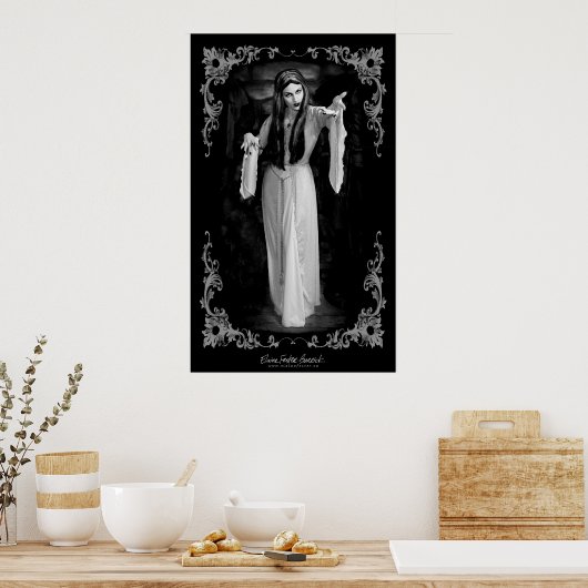 Poster Mariée de vampire - Imprimer n° 2 (Cuisine)