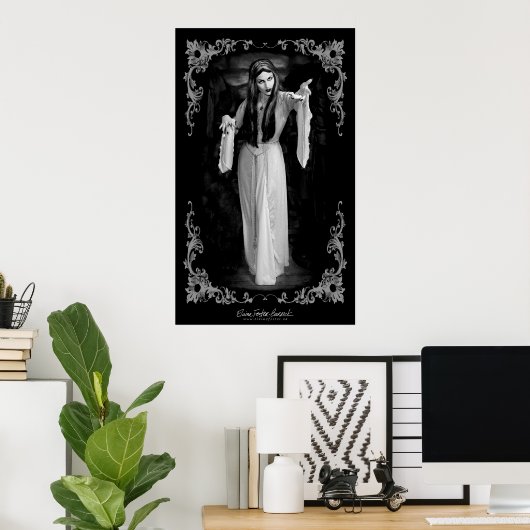 Poster Mariée de vampire - Imprimer n° 2 (Bureau à domicile)