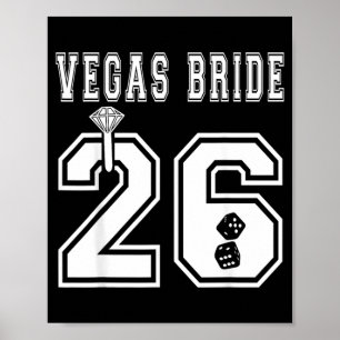 Poster Mariée de Vegas 2026 Enterrement de Vie de Jeune F