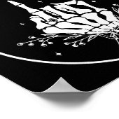 Poster Mariée D'Halloween Ou Die Gothique Bachelorette Pa (Coin)