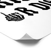 Poster Mariée d'Halloween ou Mourir Prête à Rock la Bache (Coin)