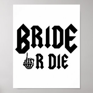 Poster Mariée d'Halloween ou Mourir Prête à Rockenterre E