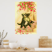 Poster mariée et mariée chaton (Cuisine)