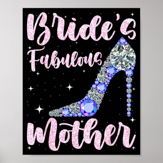Poster Mariée fabuleuse de mère jour de mariage heureux m (Devant)