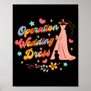 Poster Mariée Mariage habillages Lover opération Weddi