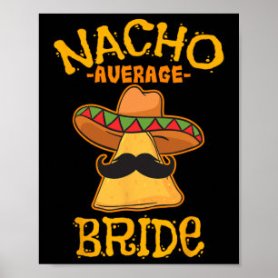 Poster Mariée pas très moyenne Fête mexicaine de Cinco De
