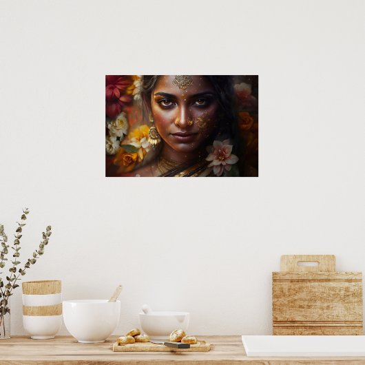 Poster Mariée rayonnante (Cuisine)