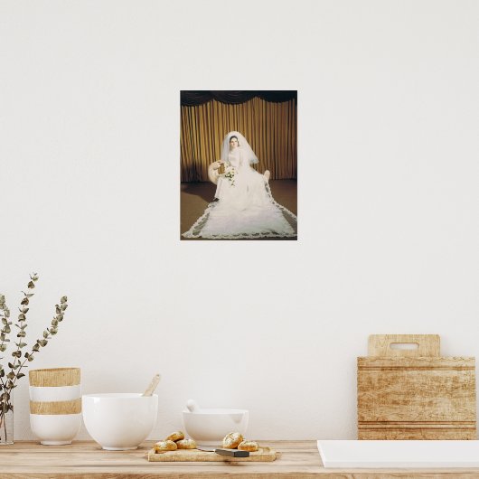 Poster Mariée rétro (Cuisine)