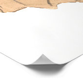 Poster Mariée vintage (Coin)