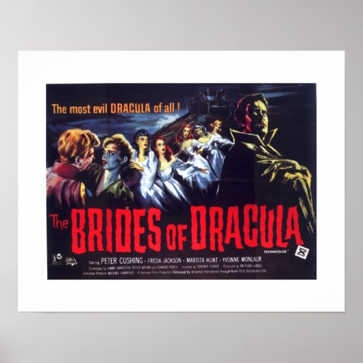 Poster Mariées de Dracula (Devant)