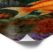 Poster "Marielle" - Belle sirène dansante (Coin)