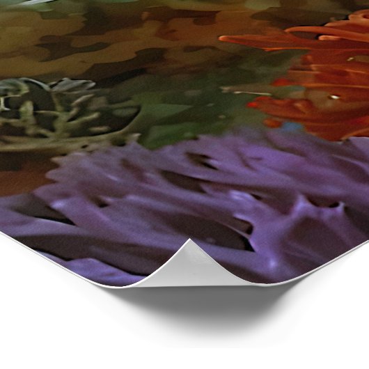 Poster "Marielle" - Belle sirène dansante (Coin)