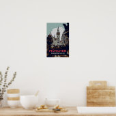 Poster Marienplatz, Centre-ville de Munich Illustration (Cuisine)