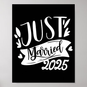 Poster Mariés C'est Drôle 2025 Mariage Mignon De La Marié