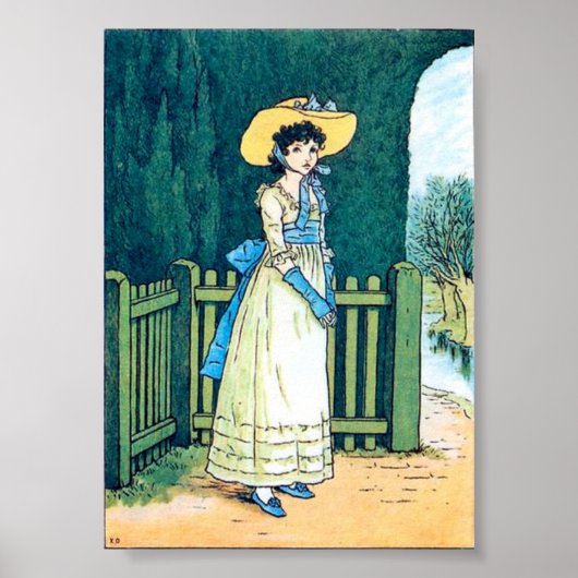 Poster Marigold Garden, Kate Greenaway (Devant)