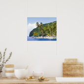 Poster Marigot Bay, Sainte-Lucie, Caraïbes (Cuisine)