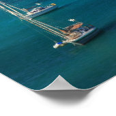 Poster Marigot Harbour Waterfront, St. Martin (Coin)