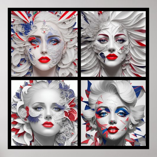 Poster marilyn evita paper girls ink 4/4 all in one (Devant)