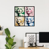Poster marilyn ink 4/4 all in one (Bureau à domicile)