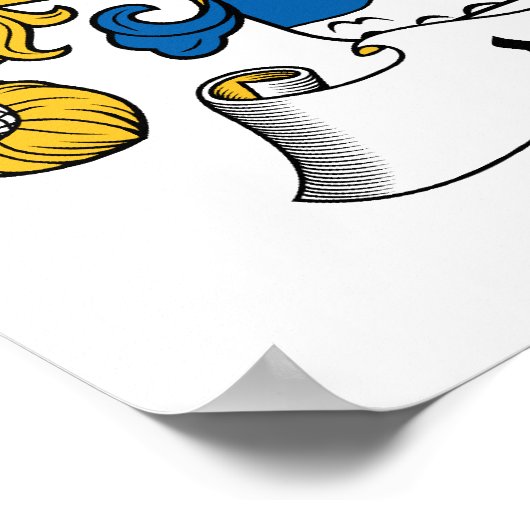 Poster Marin Family Crest (Coin)