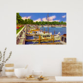 Poster Marina à Fort Myers, Floride (Cuisine)