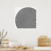 Poster Marina Apollonio Imprimer (noir et blanc) (Cuisine)