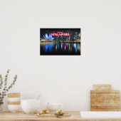 Poster Marina Bay At Night 3 - Singapour (Cuisine)