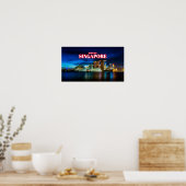 Poster Marina Bay - Singapour (Cuisine)