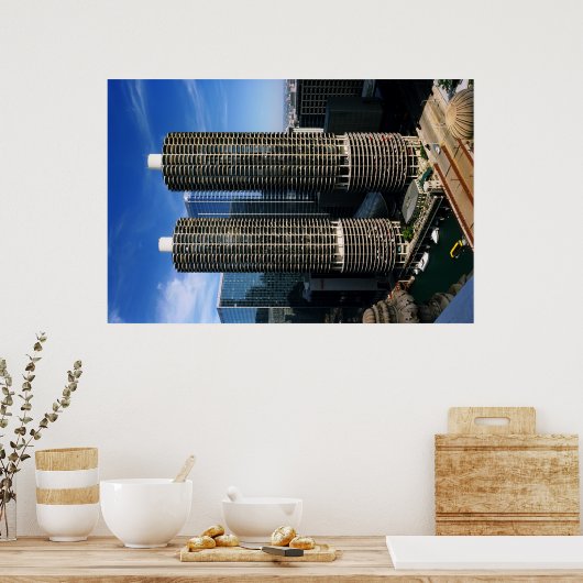 Poster Marina City Chicago (Cuisine)