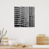 Poster Marina City Chicago (Cuisine)