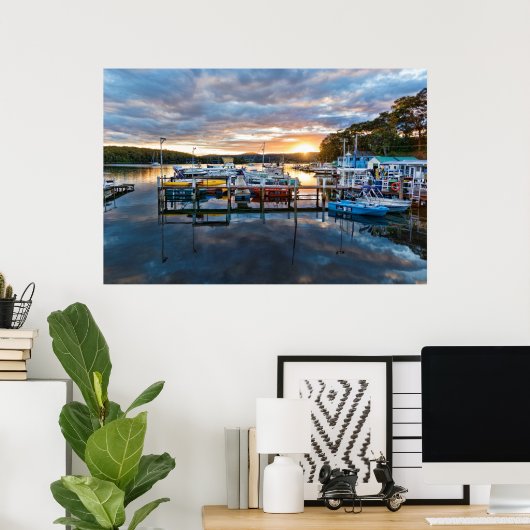 Poster Marina de Narooma (Bureau à domicile)