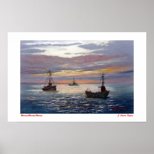 Poster Marina/Mariña/Marine (Devant)