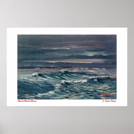 Poster Marina/Mariña/Marine (Devant)